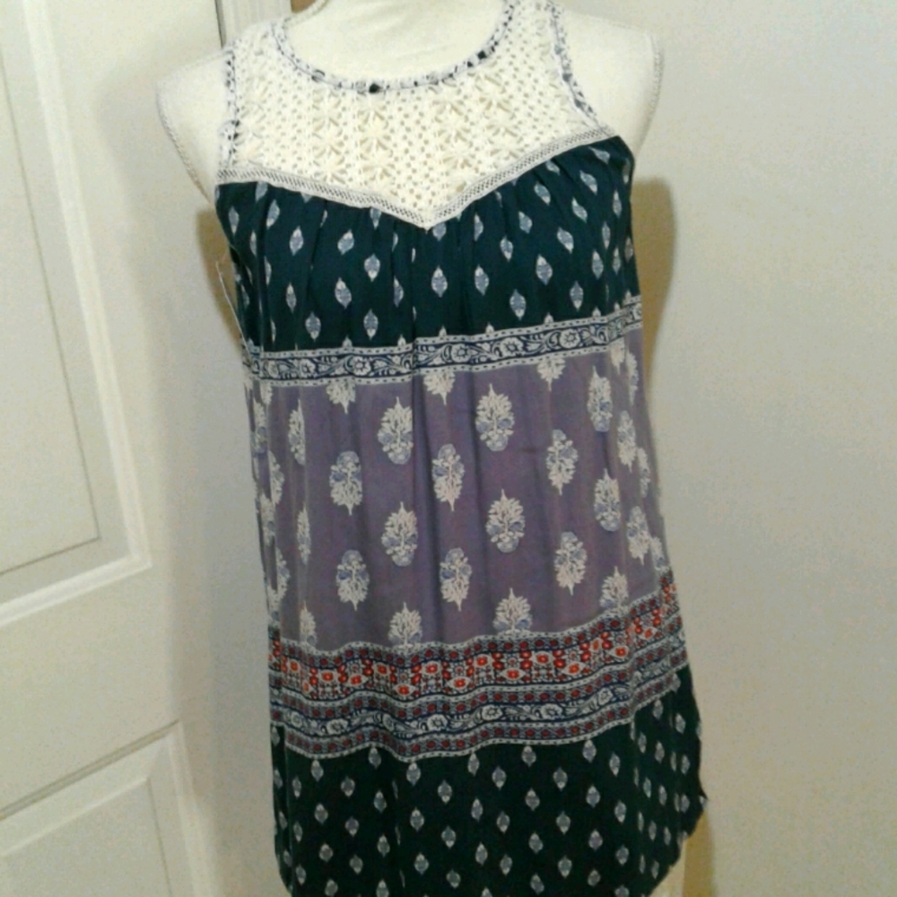 🌺 NWT Rewind Boho Style Lace Blouse